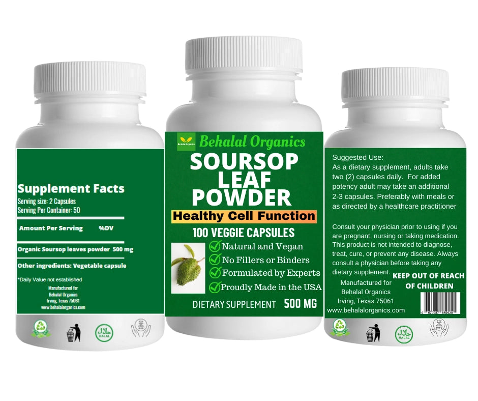 Soursop Leaf Powder Capsules